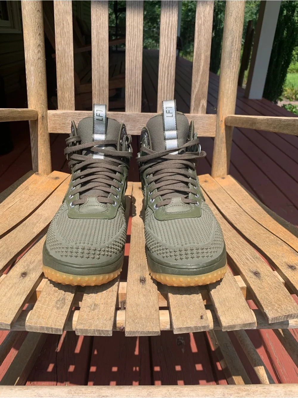 Nike Lunar Force 1 Medium Olive Duckboot  Nike 805899-201